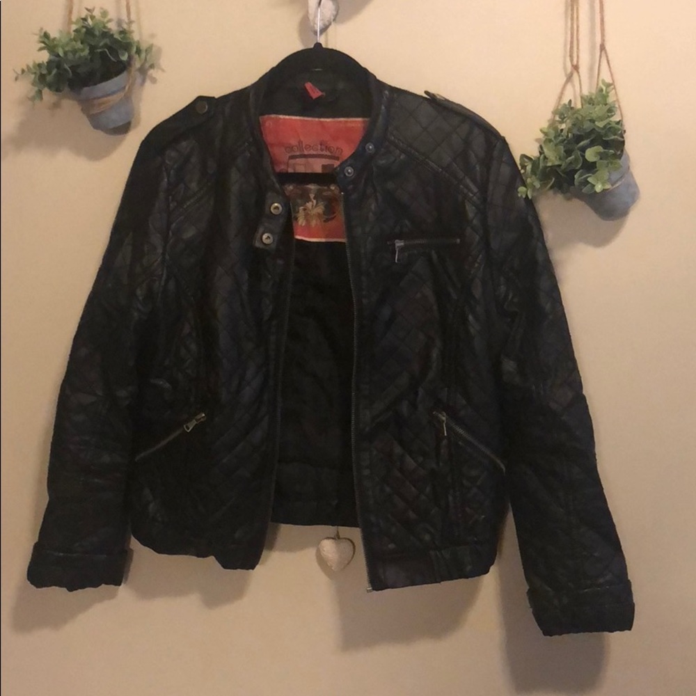 Faux leather jacket. From nordstrom teen section